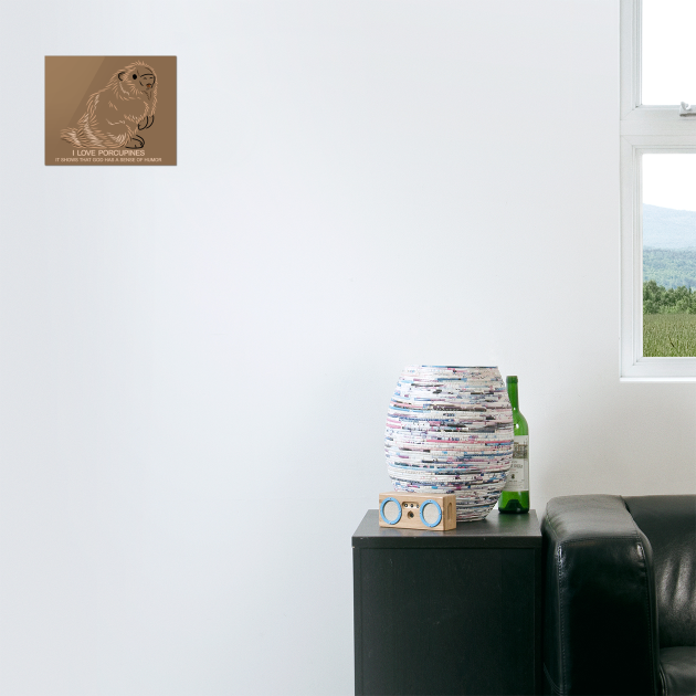 I Love Porcupines by DeguArts